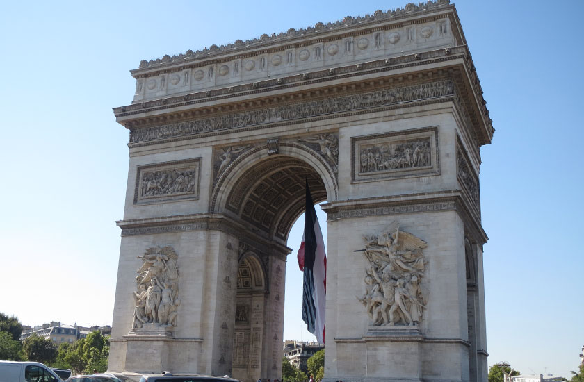 Majestic Arc de Triomphe Paris France