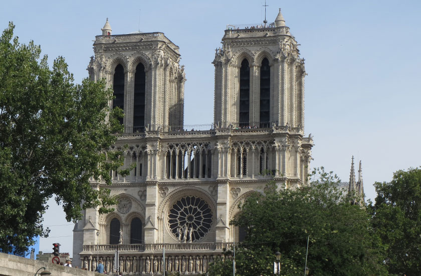 Notre Dame Catholic Cathedral in Paris France