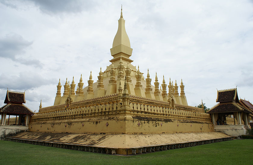 Must visit Pha That Luang Golden Great Stupa in Vientiane, Laos