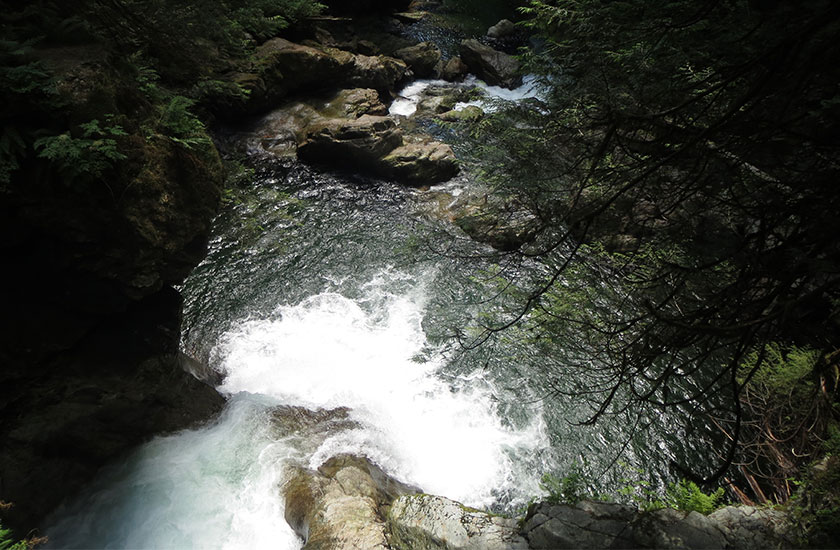 Twin Falls waterfall 