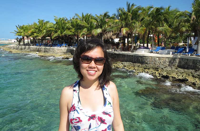 Pristine water at Cozumel Mexico