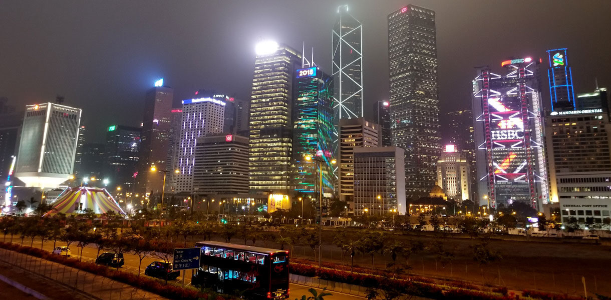 Hong Kong Skyline at Night