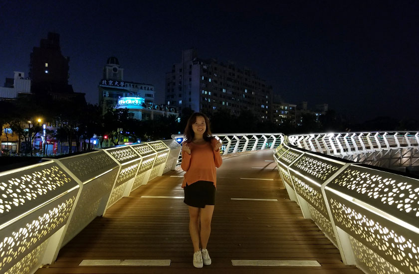 Love River Bridge in Kaohsiung Taiwan