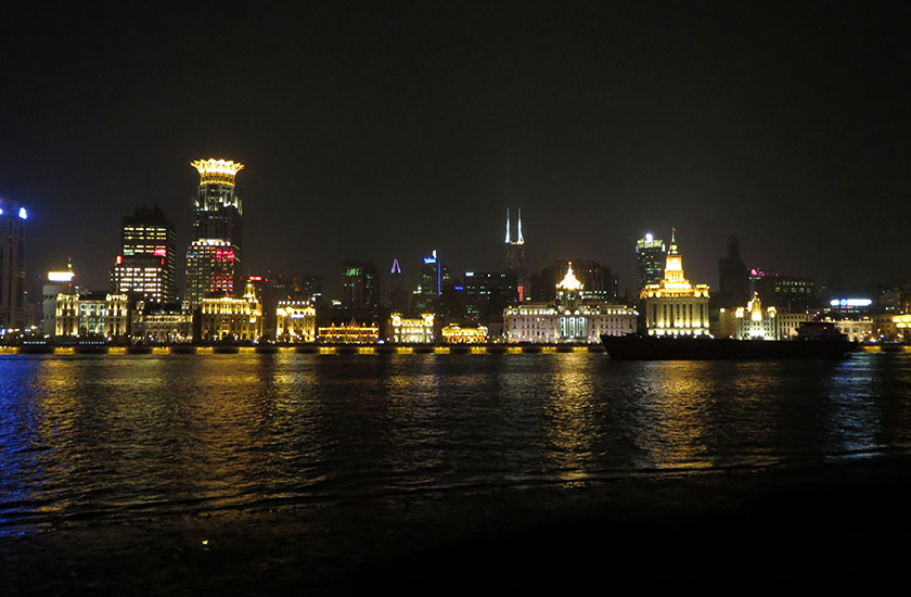 The Bund in Shanghai China