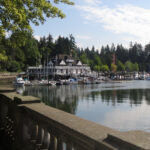 Boats docked at Stanley Park in Vancouver