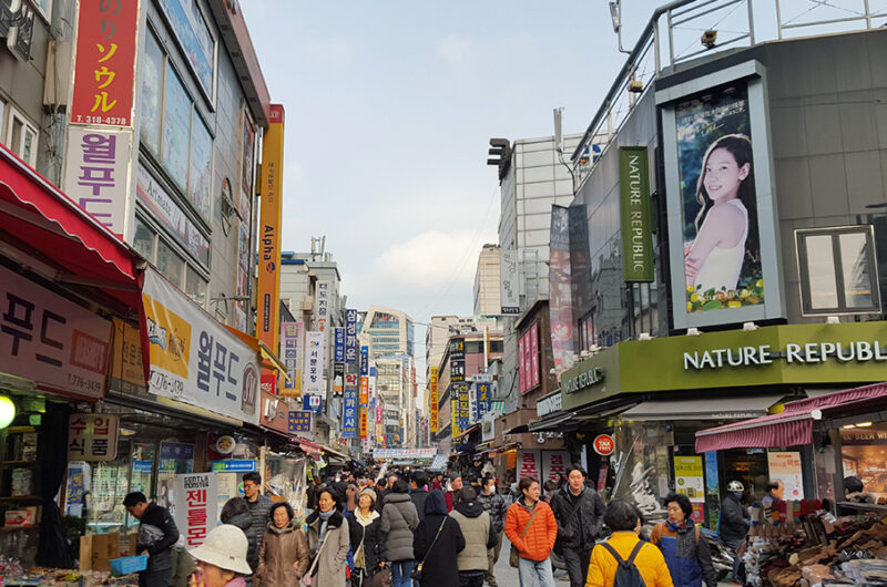 Best neighborhoods in Seoul South Korea