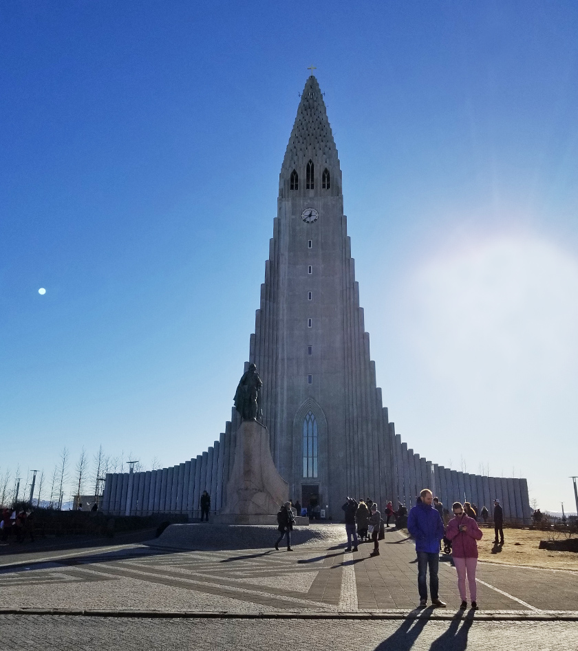 Hallgrimskirkja- largest church in Iceland located in Reykjavik