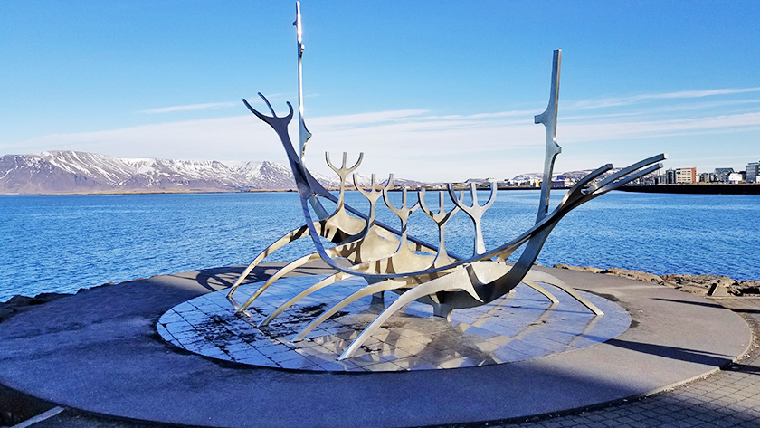 Sun Voyager- art sculpter in Reykjavik